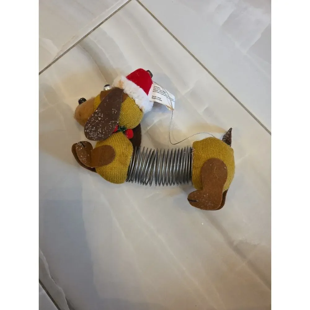 Sullivans Slinky Dog Hanging Ornament 5.5” Vintage Dillard's Christmas Decor - Picture 10 of 16